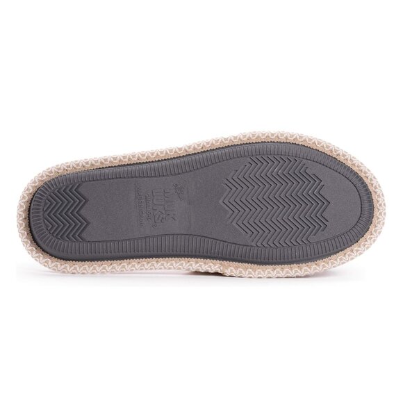 No Box MukLuk Women Sally Micro Chenille Scuff Slippers Tan L (9-10) $40 1C434 - Picture 3 of 6